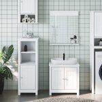 Vidaxl - meubles de salle de bain 3 pcs berg blanc bois de pin massif