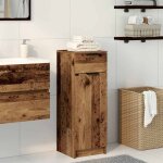 Vidaxl - meuble de salle de bain en bois ancien 32x34x90 cm en bois d'ing�nierie
