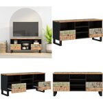 Vidaxl - meuble tv 100x33x46 cm bois de rcupration et d'ingnierie - meubles tv - meubles salle sjour ...