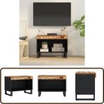Vidaxl - meuble tv 60x33x43, 5 cm bois massif de rcupration - meuble tv industriel - meuble tv design ...