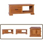 Vidaxl - meuble tv 90x50x37 cm bois de teck massif - meuble tv - meuble tv en bois - meuble tv design ...
