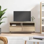 Vidaxl - meuble tv, banc tv chne sonoma 100x34, 5x44, 5 cm bois d'ingnierie