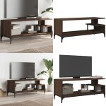 Vidaxl - meuble tv bois d'ingénierie et acier enduit de poudre - meubles tv - meuble tv industriel - ... Vidaxl - meuble tv bois d'ingénierie et acier enduit de poudre - meubles tv - meuble tv industriel - ...