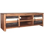Vidaxl - meuble tv bois massif d'acacia 120 x 35 x 40 cm