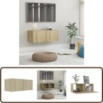 Vidaxl - meuble tv chêne sonoma 80x30x30 cm bois d'ingénierie - meubles tv mural - meuble tv suspendu ... Vidaxl - meuble tv chêne sonoma 80x30x30 cm bois d'ingénierie - meubles tv mural - meuble tv suspendu ...