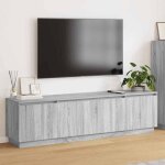 Vidaxl - meuble tv avec led sonoma gris 180 x 38 x 49 cm