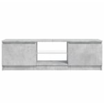 Vidaxl - meuble tv avec lumières led gris béton 120x30x35, 5 cm Vidaxl - meuble tv avec lumières led gris béton 120x30x35, 5 cm