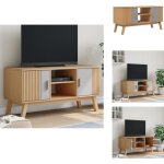 Vidaxl - meuble tv olden gris et marron 114x43x57 cm bois de pin massif - meuble tv scandinave - meuble ... Vidaxl - meuble tv olden gris et marron 114x43x57 cm bois de pin massif - meuble tv scandinave - meuble ...