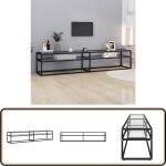 Vidaxl - meuble tv transparent 200x40x40, 5 cm verre trempé - meuble tv - meuble téléviseur - meuble ... Vidaxl - meuble tv transparent 200x40x40, 5 cm verre trempé - meuble tv - meuble téléviseur - meuble ...