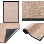 Vidaxl - paillasson beige 60x80 cm - tapis d'entre - paillasson - porte d'entre - tapis intrieur - ...