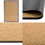Vidaxl - paillasson lavable cr�me 40x60 cm - tapis d'entr�e - paillasson ext�rieur - paillasson int�rieur ...