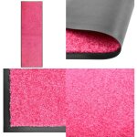 Vidaxl - paillasson lavable rose 60x180 cm - tapis d'entre - paillasson extrieur - paillasson intrieur ...