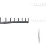 Vidaxl - panier de gabion en forme de u avec 8 poteaux fer 860x20x150 cm - panneau de cloture - clture ...