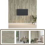Vidaxl - panneaux muraux aspect bois gris pvc 2, 06 m² - panneau mural - revêtement mural - décorations ... Vidaxl - panneaux muraux aspect bois gris pvc 2, 06 m² - panneau mural - revêtement mural - décorations ...