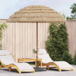 Vidaxl - parasol de plage marron � 206 x 209. 5 cm acier