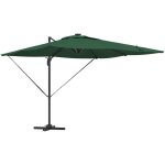 Vidaxl - parasol vert 286 x 285 x 270 cm aluminium