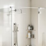 Pomme de douche pluie acier inoxydable 304 25x25 cm carre vidaxl