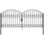 Vidaxl - portail de clôture autre gris 300 x 125 cm acier Vidaxl - portail de clôture autre gris 300 x 125 cm acier