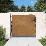 Portail de jardin 85x100 cm acier corten