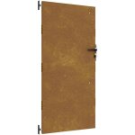 Vidaxl - portail de jardin 85x175 cm acier corten
