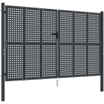 Vidaxl - portail de jardin anthracite 300x250 cm acier Vidaxl - portail de jardin anthracite 300x250 cm acier