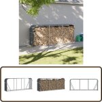 Vidaxl - porte - bches anthracite 234x45x100 cm acier galvanis - porte - bches - rangement bches ...