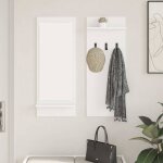 Vidaxl - porte - manteau mural blanc 70 x 10 x 90 cm bois d'ing�nierie
