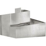 Cache - pot de jardin argent 60 x 60 x 50 cm acier galvanisé vidaxl Cache - pot de jardin argent 60 x 60 x 50 cm acier galvanisé vidaxl