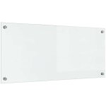 Vidaxl cr�dence de cuisine transparent 90 x 40 cm verre tremp�
