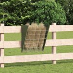 Vidaxl r�telier � foin suspendu vert olive 61 x 33 x 66 cm