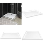 Vidaxl - receveur de douche rectangulaire abs blanc 80x90 cm - receveur de douche - receveurs de douche ... Vidaxl - receveur de douche rectangulaire abs blanc 80x90 cm - receveur de douche - receveurs de douche ...