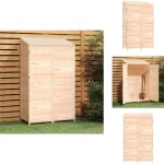 Remise de jardin 102x52x174, 5 cm bois de sapin solide - abris de jardin - remise de jardin - abri de ...