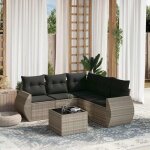 Vidaxl - salon de jardin 6 pcs avec coussins gris clair résine tressée Vidaxl - salon de jardin 6 pcs avec coussins gris clair résine tressée
