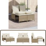 Salon de jardin avec coussins 4 pcs beige résine tressée - ensemble salon de jardin - salon de jardin ... Salon de jardin avec coussins 4 pcs beige résine tressée - ensemble salon de jardin - salon de jardin ...