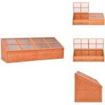 Vidaxl - serre bois 180x57x62 cm - serre de jardin - serre bois - abri jardin - tunnel de jardin - protection ... Vidaxl - serre bois 180x57x62 cm - serre de jardin - serre bois - abri jardin - tunnel de jardin - protection ...