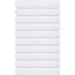 Serviettes de sauna 10 pcs blanc 80x200 cm 360 g / m� 100% coton - vidaxl