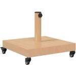 Vidaxl - socles de parasol d'extérieur bois clair 45 x 45 x 32 cm Vidaxl - socles de parasol d'extérieur bois clair 45 x 45 x 32 cm