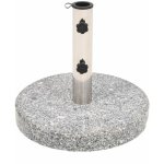 Socle de parasol granite rond 20 kg vidaxl Socle de parasol granite rond 20 kg vidaxl