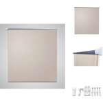 Vidaxl - store enrouleur occultant 140 x 230 cm beige - store enrouleur occultant - rideau obscurcissant ...