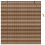Vidaxl - store de fentre avec des rideaux marron 140 x 160 cm bambou