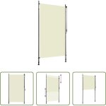 Vidaxl store vertical - store roulant d'ext�rieur 120 x 270 cm cr�me