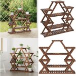 Vidaxl - support  fleurs 110x25x105 cm bois massif de sapin - supports de plantes - jardinire murale ...