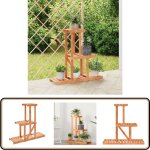 Support  fleurs 81x25x75, 5 cm bois massif de sapin - support mural plante - rangement plantes - tagres ...