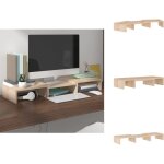 Vidaxl - support pour moniteur 60x24x10, 5 cm bois de pin solide - support d'écran - meuble tv - support ... Vidaxl - support pour moniteur 60x24x10, 5 cm bois de pin solide - support d'écran - meuble tv - support ...