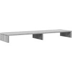 Support de moniteur sonoma gris 100x27x10 cm bois d'ing�nierie - vidaxl
