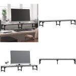Vidaxl - support de moniteur sonoma gris 105x23x15, 5cm bois d'ing�nierie - support ordinateur - support ...