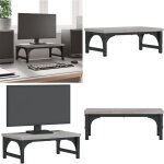 Vidaxl - support de moniteur sonoma gris 37x23x14 cm bois d'ing�nierie - support ordinateur - support ...