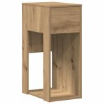 Vidaxl - support de tour d'ordinateur tiroir chêne artisanal 30x44x74 cm Vidaxl - support de tour d'ordinateur tiroir chêne artisanal 30x44x74 cm