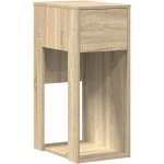 Vidaxl - support de tour d'ordinateur et tiroir chêne sonoma 30x44x74 cm Vidaxl - support de tour d'ordinateur et tiroir chêne sonoma 30x44x74 cm
