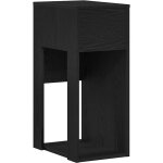 Vidaxl - support de tour d'ordinateur avec tiroir noir 30x44x74 cm Vidaxl - support de tour d'ordinateur avec tiroir noir 30x44x74 cm